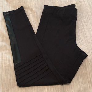 Moto-style legging